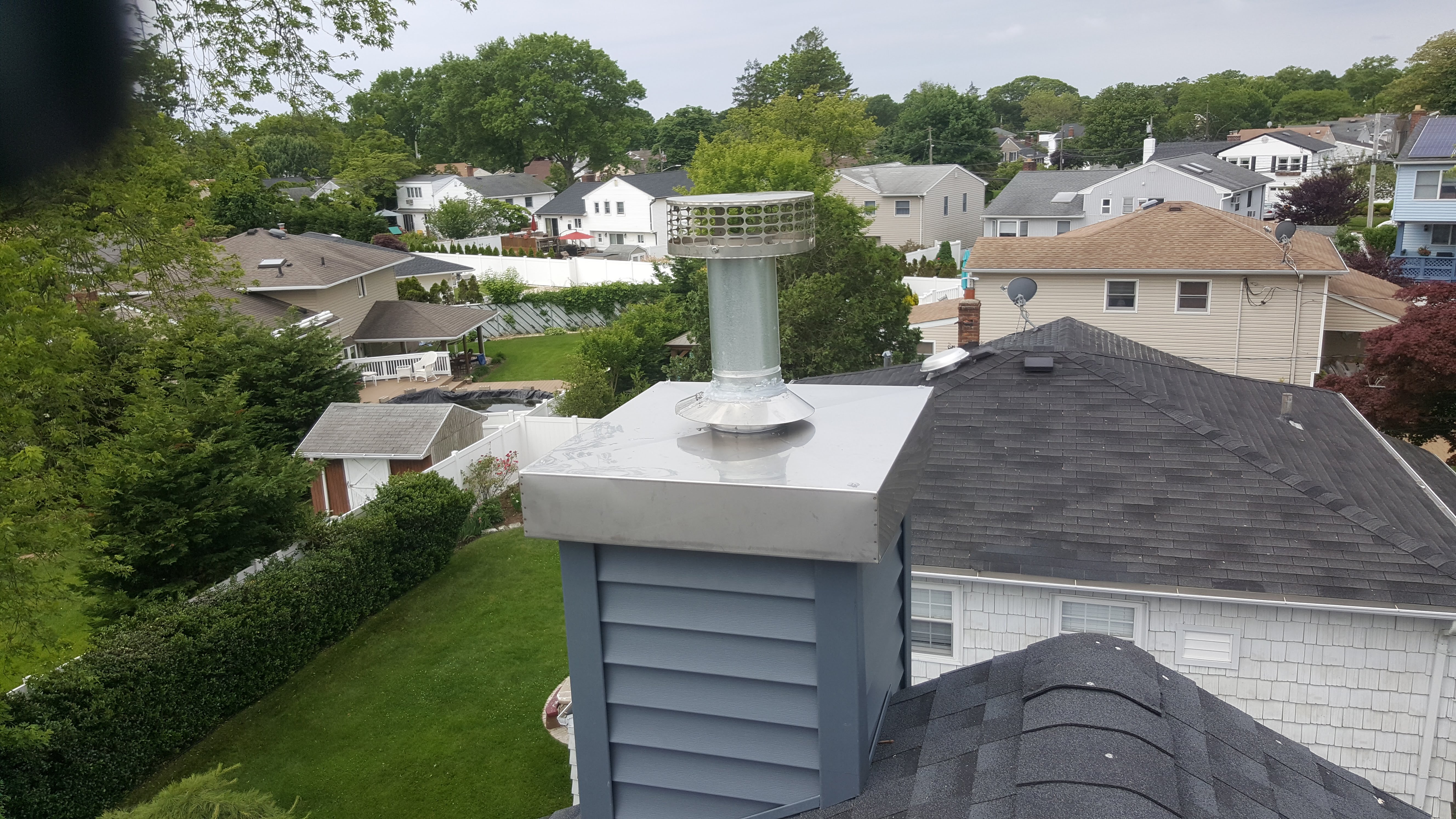 Energy-saving top sealing damper installed in Bellmore, New York